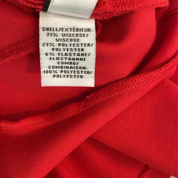 DIANE VON FURSTENBERG Red Knit Dress size 0 - Picture 9 of 9